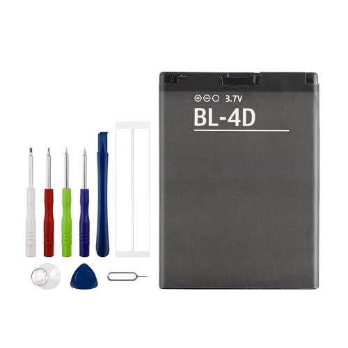 Vvsialeek Batería de repuesto BL 4D compatible con NOK IA BL 4D con kit de herramientas