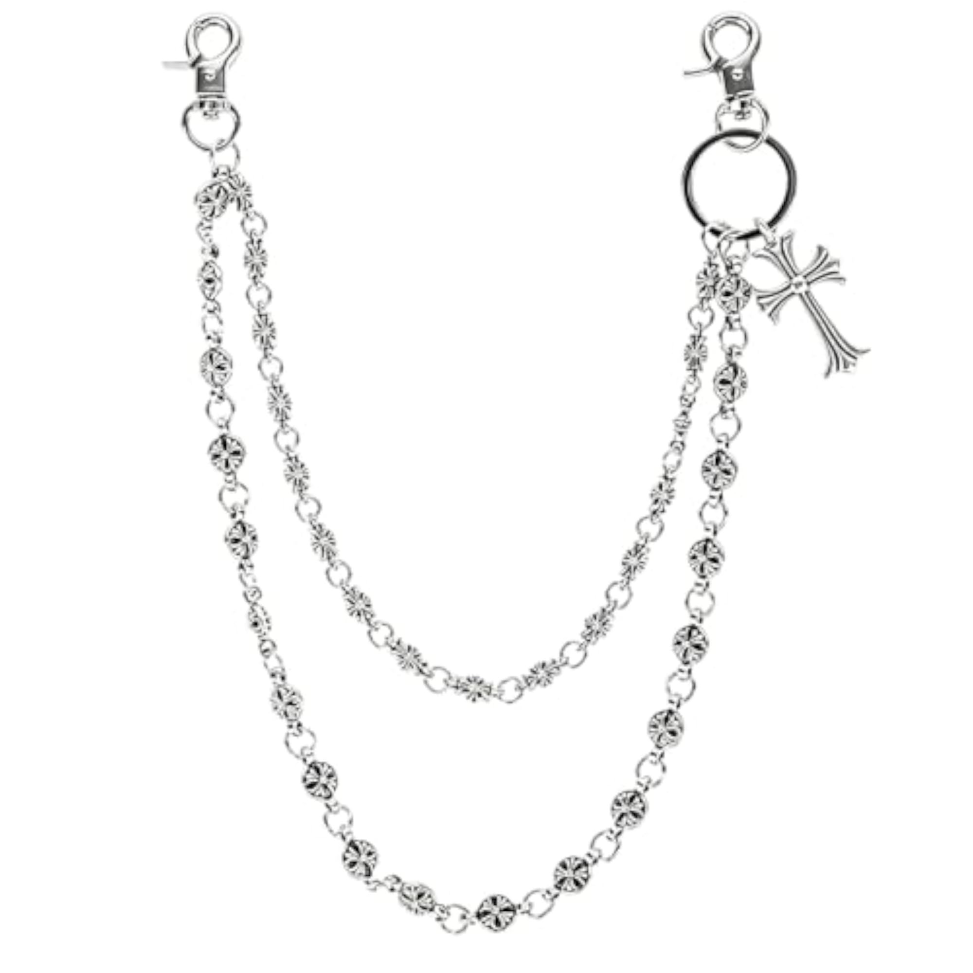 Men's Stylish Chain Necklace, Durable Metal Construction