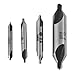 4pcs 1/2 / 2.5 / 5mm 60 Degree HSS Center Drill Bits Cente Drills Set Left Hand Spiral Centre Drills winlaw Set Aatraay