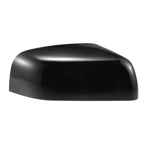 X AUTOHAUX Tapa de repuesto para espejo retrovisor derecho de coche, color negro, para Land Rover, Range Rover, Sport, Discovery, cubierta protectora de espejo para decoración exterior