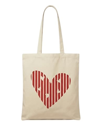 Eco Right Gift for Women – Canvas Tote Bag, Organic Cotton Valent...