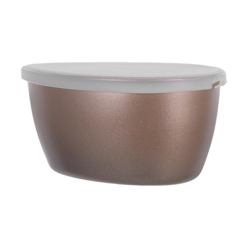 jojofuny Molde para Huevos al Vapor con Tapa de Acero al Carbono y Silicona, Capacidad 320 Ml, Apto para Microondas y Fácil de Limpiar, Adecuado para Cocina Casera
