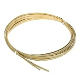 QUARKZMAN 3 Rollen Bambusstreifen 0,2 Zoll x 10 Fuß 0,5 mm dick Grün
