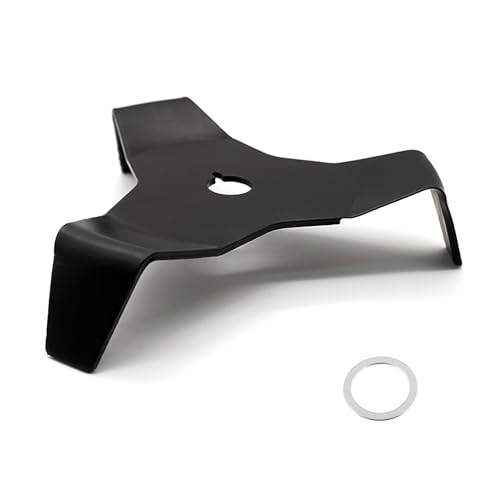 SHENGYIG Mulchmesser Freischneider, Messer für Motorsense 3 Schneiden, Häckselmesser Freischneider Außen-Ø 300, Dicke 4mm, Loch-Ø 20mm, Dickichtmesser für Freischneider, Gartenschnitt SHENGYIG Mulchmesser Freischneider, Messer für Motorsense 3 Schneiden, Häckselmesser Freischneider Außen-Ø 300, Dicke 4mm, Loch-Ø 20mm, Dickichtmesser für Freischneider, Gartenschnitt