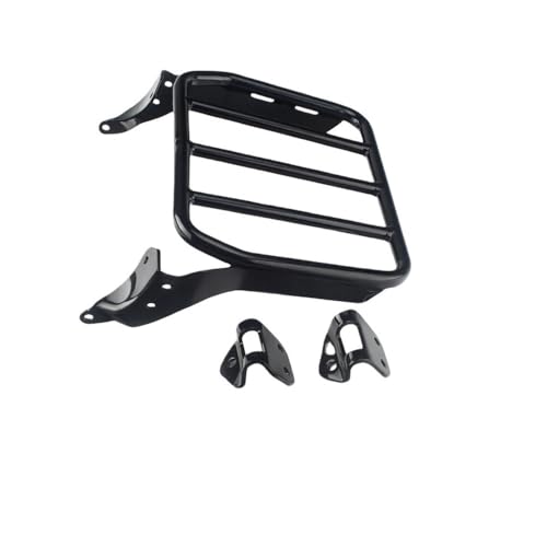 Porte-bagages de dossier moto en acier noir pour Softail Fat Boy et Breakout 2018-2020