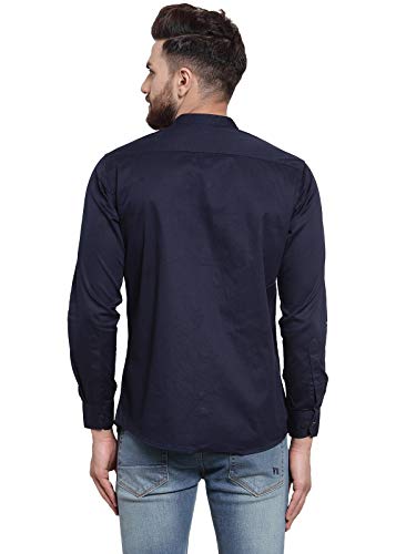 Image of Ben Martin Men's Cotton Solid Regular Fit Casual Shirt-(Bm-Chn-Sht)