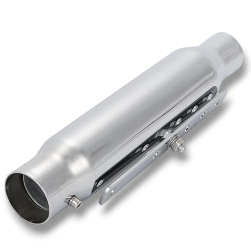 Kanoan アメリカン ショート スリップオン マフラー 汎用 1本 ドラッグスター400 250 W650 W800 W400 SR400 エストレヤ ルネッサ BOLT XL883 バルカン シャドウ スティード マグナ ビラーゴ GN125 等 バ