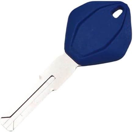 Motorcycle Key Embryo(Can Install Chips) for Ducati Streetfighter V4 V4S V4SL V2 Freedom 800 (Blue)