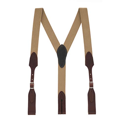 Suspender Store Rugged Comfort Suspenders - Belt Loop Desert L - Length 44-48 Inches #TOP22