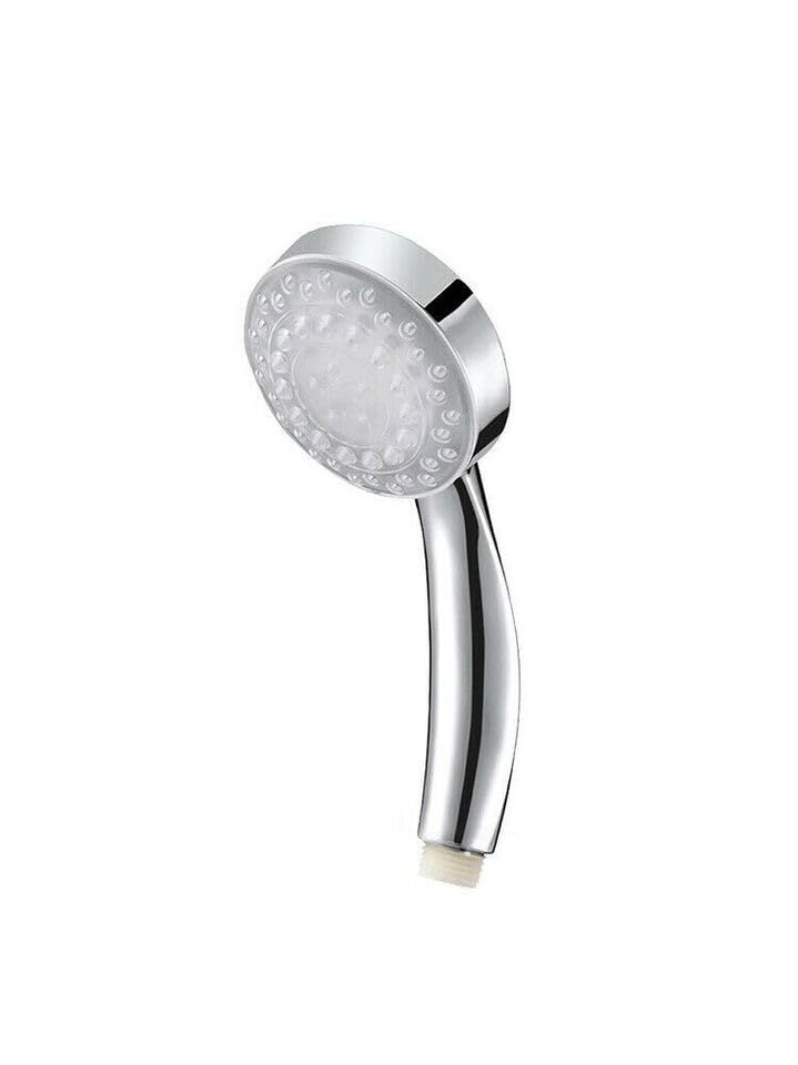 Regadera manual con luces LED cambiantes 7 colores cromada miniatura 7
