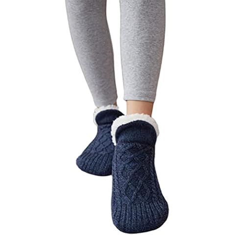 KKPW Velvet Lined Non-Slip Indoor Socks Cover