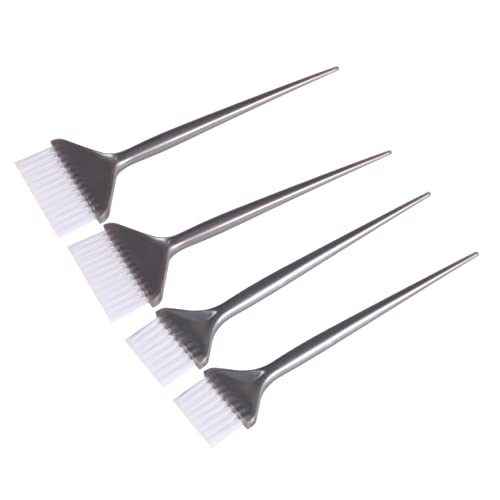 NOLITOY Hair Dye Brush Kit 6pcs Hair Dyeing Comb Salon Tools Wide Tint Brush Soft Bristles Easy Cleaning for Home Professional Use