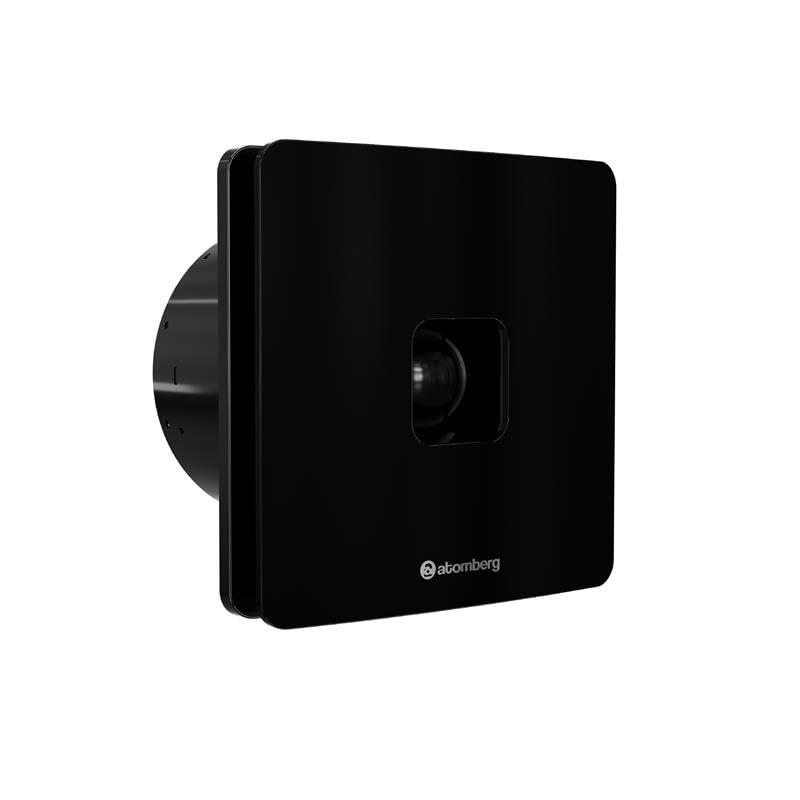 atomberg Studio+ Exhaust 6 Inches | Suitable for Bathroom, Kitchen | BLDC Motor | Easy to Clean | 2 Year Warranty (Gloss Black)