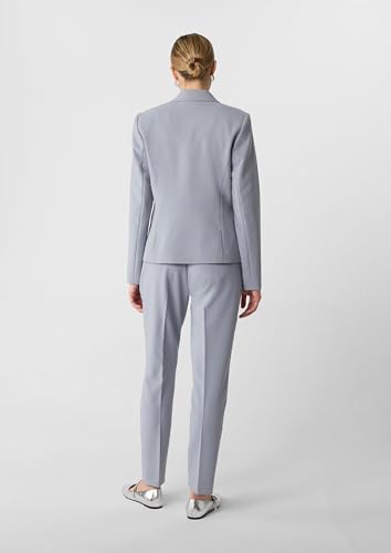 Comma Taillierter Blazer mit Reverskragen und Leistentaschen