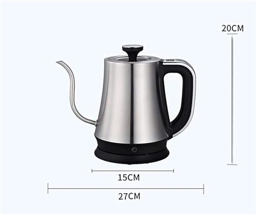 Hervidor eléctrico con control de temperatura acero inoxidable miniatura 4