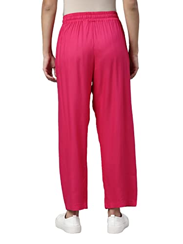 Image of TWIN BIRDS Viscose Fabric Kurti Pant /Trousers with Functional Pocket for Women