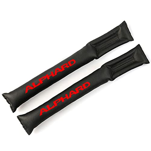 適合トヨタ アルファード For Toyota Alphard カーシートギャップフィラー 保護バッファ センターコンソール 隙間 クッショ ン セット クッション 落下防止 2pcs 赤