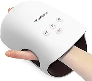 CINCOM Hand Massager - Cordless Hand Massager with Heat and Compression for Arthritis and Carpal Tunnel - Gifts for Women(A-WH)