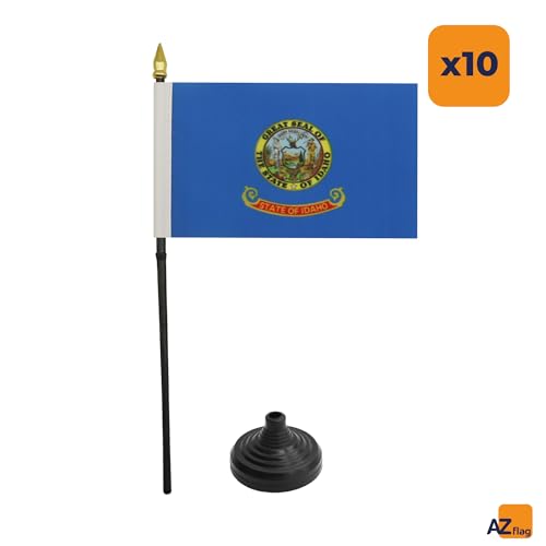 Drapeau Idaho de table lot de 10 pour réception et réunion - 5