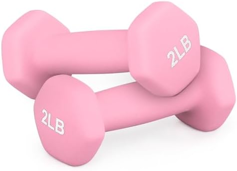 Conjunto de halteres MADOG, pesos de mão hexagonais revestidos de...