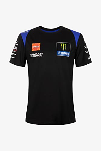 VR 46 Réplique Yamaha Monster Team 2022 T-Shirt Homme, Noir, S