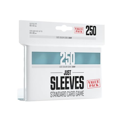 Gamegenic Value Pack de 250 Fundas Just Sleeves Standard Clear -