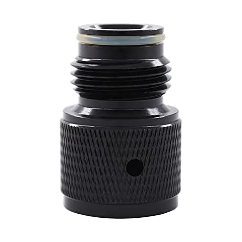 Gurlleu Universal Paintball Tank CO2 CGA320 Adapter auf 88g Kartusche Kapselgewinde Konverter Cover