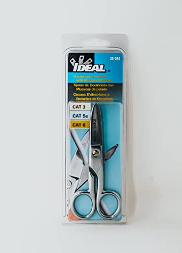 IDEAL 35-088 Electrician's Scissors with Stripping Notch