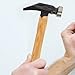 KICHOUSE Wooden Handle Tack Hammer Small Repairing Hammer Practical Shoe Repair Tool for Cobbler and Leather Work Household Shoe-making Maintenance