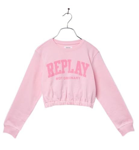 Replay Sg2321 Maillot de survêtement Fille zippé avec poches pratiques