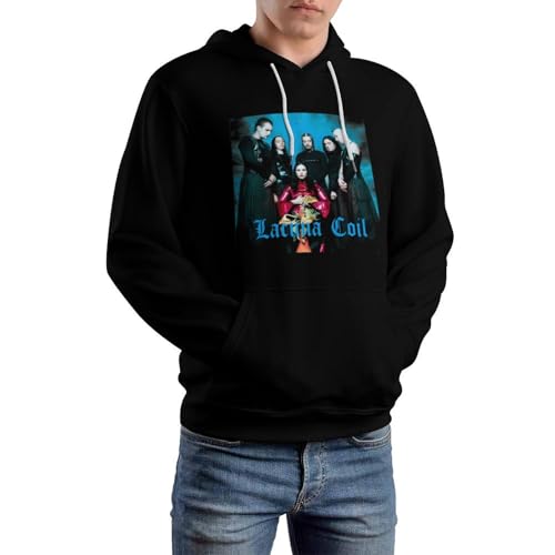 Men's Oversized Polyester Hoodies with Pocket Trendy Sweatshirt Lightweight Jumper4