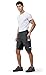 Ally Men's Mountain Bike Shorts 4D Padded Lightweight Loose-fit with Zipper Pockets for Biking Cycling Bicycle Riding Biker (Attached-pad DK Grey, 3X-Large)