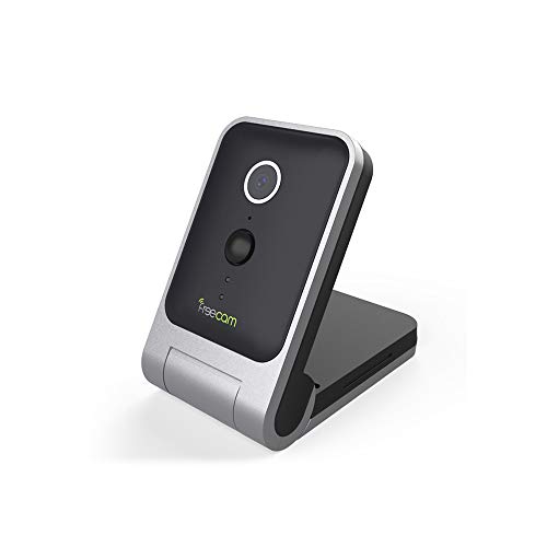 Freecam Rechargeable Battery-Powered Security Camera Indoor HD Wire-Free Mini Home Security Cam with Motion-Activated PIR Sensor & SD Card C320
