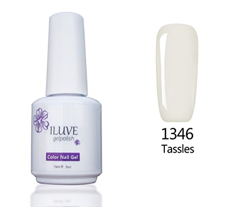 iLuve Long Lasting Soak Off Nail Polish with 238 Color Choices | 1 bottle with 15ml of UV Gel Polish | Tassles Color #1346