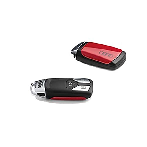 Audi 4N0071208AY3U sleutelkastje, met ringlogo, alleen voor sleutels 8Y0959754 4N0959754 (tangorot