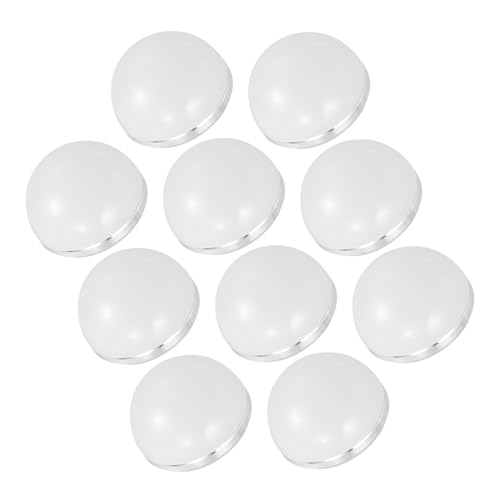 SOPOTUTU 10個 化粧鏡用ライト用半球形ランプシェード 簡単取り付け 省スペース設計 ベッドルーム リビング 浴室対応 明るい照明強化グローブ