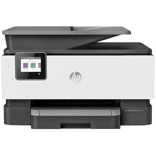 HP OfficeJet Pro 9015e Wireless Color All-in-One Printer with bonus 6 months Instant ink with HP+ (1G5L3A),Gray