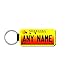 Teamlogo Personalized Nebraska License Plate Faux Leather Keychain Custom Decorated with Any Name or Text That You Want. Printed in The USA. Ready to Ship on The Next Business Day | Ver 2