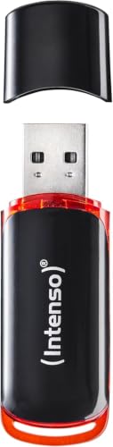 Intenso Business Line - Chiavetta USB da 8GB - Pendrive USB 2.0, nero, rosso