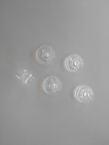 Pack 5 CANILLAS transparentes para Singer 968, 2110, 1247, 974, 288, 248, Samba etc