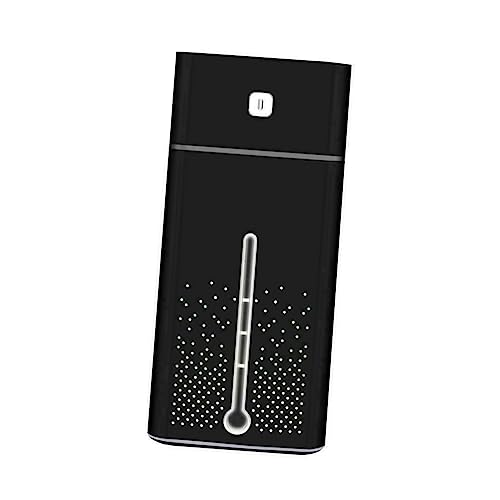 Mini humidificateur air USB brume fraîche et diffuseur portable LED noir Zerodeko - 2