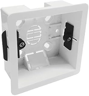 Dry Lining Back Box Flush Wall Pattress Single 1 Gang Electrical Socket Switch