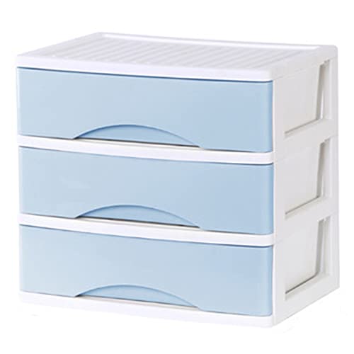 LVUNZJCA Cassettiera da Ufficio Organizzatore del file cassetta dei di archiviazione Desktop Office Studio(Blu)