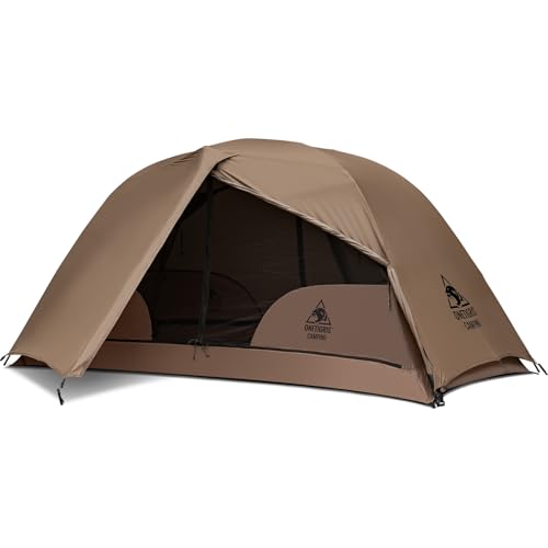 OneTigris COSMITTO 2.0 1P/2P Person Backpacking Tent Shelter- Free Standing Lightweight Waterproof 3 Season Camping Tent for Outdoor Hiking Mountaineering