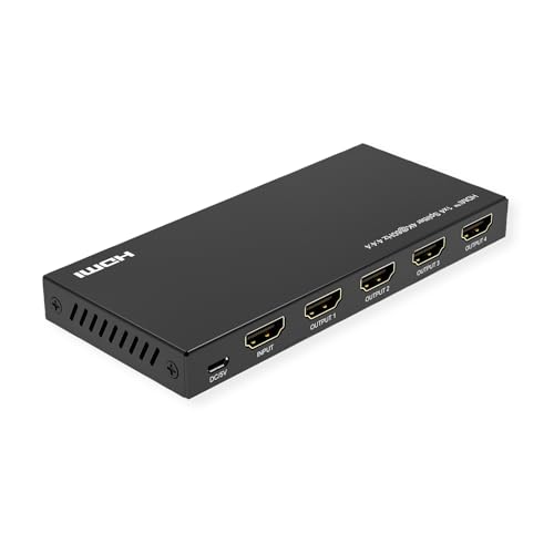 Divisor de vídeo HDMI 4K de cuatro salidas para pantallas ultra HD simultáneas 2