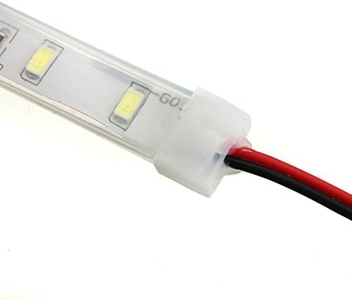 Tira LED de silicona 1M 5630 SMD luz blanca fría 12V miniatura 6