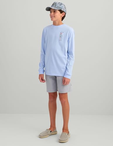HUK Boys' Long Sleeve Graphic Tee, Soft, Comfortable T-Shirt with Fun Fishing Designs for Everyday Wear4