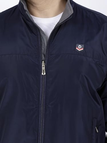 Image of Dollar Full Sleeves Bomber Jacket for Men | TPU Men's Standing Collar Lightweight Winter Jacket, Regular Fit