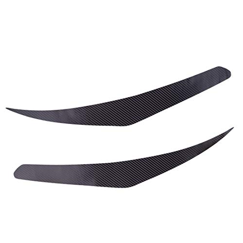 Beler 2Pcs Headlight Front Lamp Eyebrow Eyelid Decoration Sticker Cover Trim Fit For Honda Accord 8Th 2008-2012 #TOP6