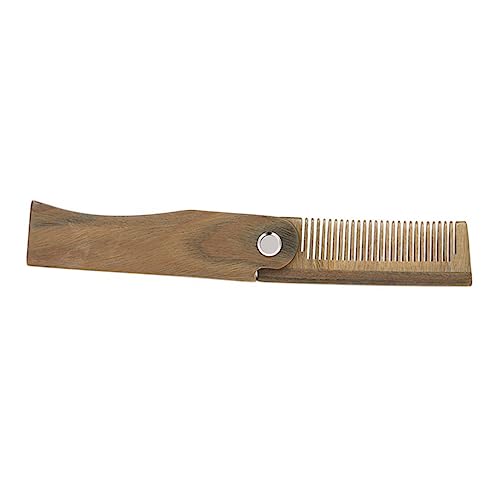 OHPHCALL Wooden Beard Comb for Men Mini Pocket Styling Tool Beard Care Accessories for Men